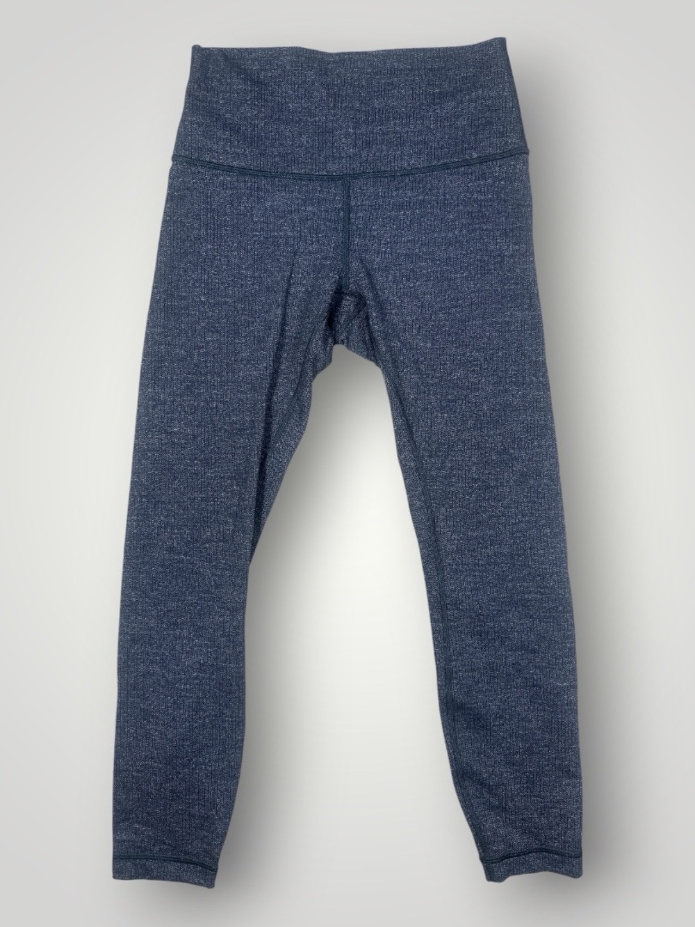 Lululemon Wunder Under High Rise Leggings Heathered Black Size 6 7/8